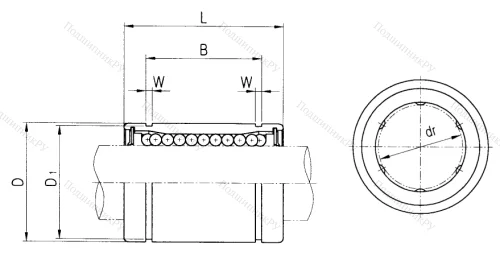 Подшипник LME 8 UU в Краснодаре