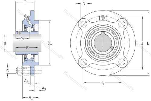 Подшипниковый корпус  FYC 510 в Краснодаре