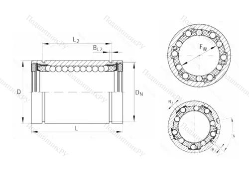 Подшипник KB 25 PP в Краснодаре