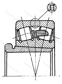 Подшипник  73736 размер 180x380x126/160 от производителя  МПЗ