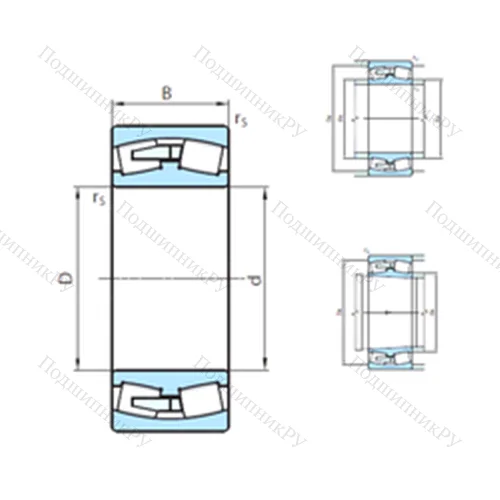 Подшипник роликовый радиальный самоцентрирующийся 24140CW 33MB