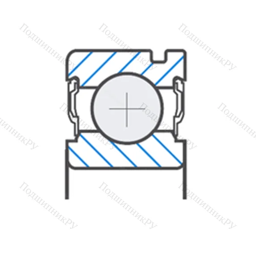 Подшипник шариковый радиальный B 32-18NXC 3 от производителя  NSK