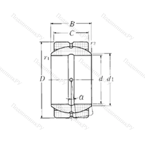 Подшипник скольжения сферический SA 4-95B