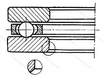 Модификация подшипника 7568148Л размер 240x300x27