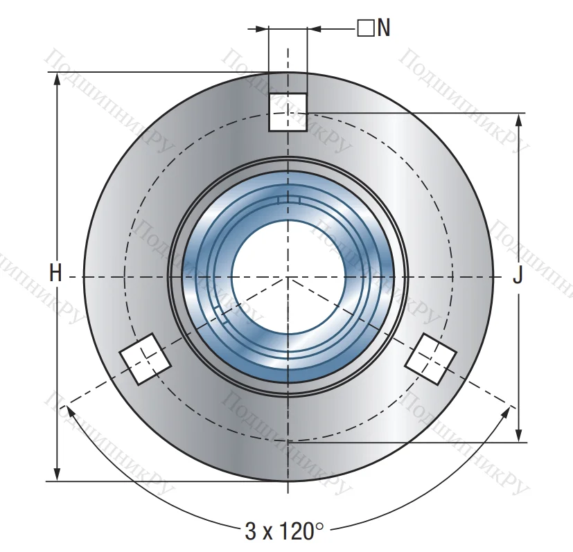Подшипниковый корпус PF 204 в Краснодаре