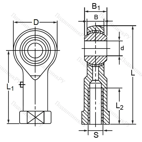 Шарнирная головка PHS 6 L в Краснодаре