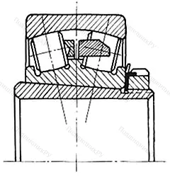 Модификация подшипника 13614КН размер 70x170x58 от производителя  МПЗ