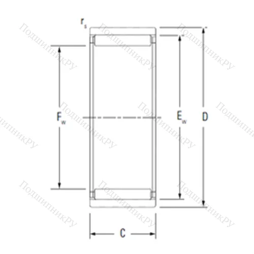 Подшипник игольчатый радиальный RNAO 20X 32X 24