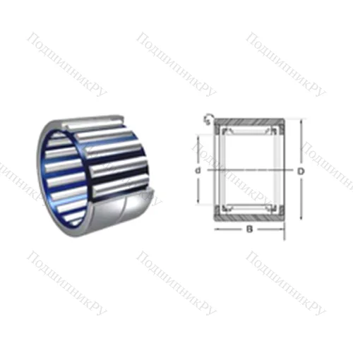 Подшипник игольчатый радиальный NK 6/12TN