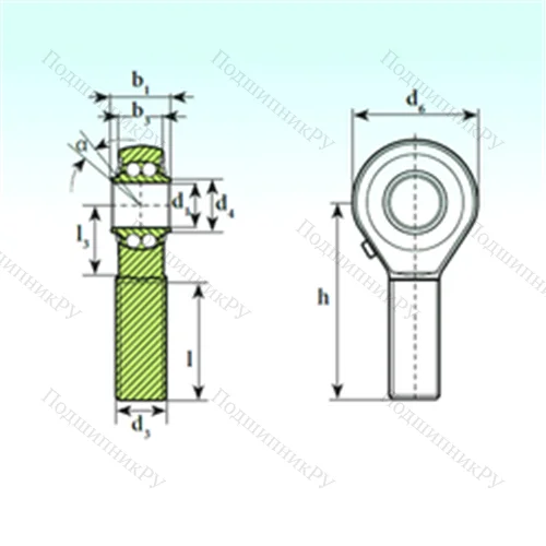 Подшипник шариковый радиальный самоцентрирующийся TSM 35 BB