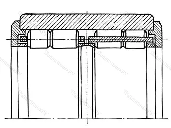 Модификация подшипника 6-472813ХУ3 размер 65x120x88 от производителя  ГПЗ-1 Модификация подшипника 6-472813ХУ3 размер 65x120x88 от производителя  ГПЗ-1