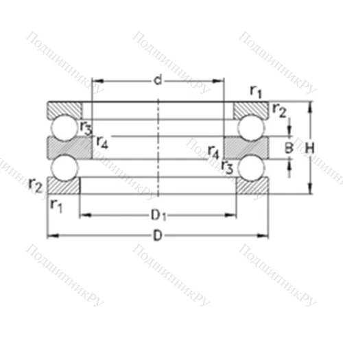 Подшипник шариковый упорный