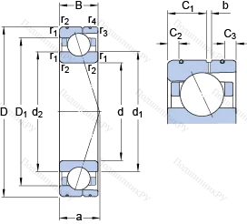 Подшипник 7021 CD/P 4AL