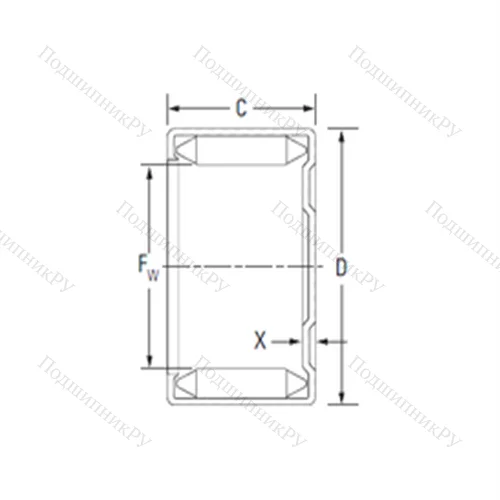 Подшипник игольчатый радиальный MH 20121 от производителя  KOYO