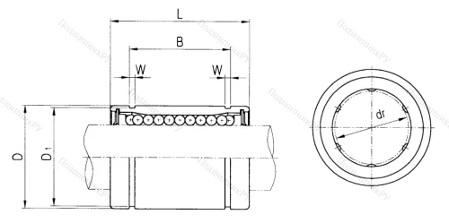 Подшипник LM 06 UU (CX) в Краснодаре