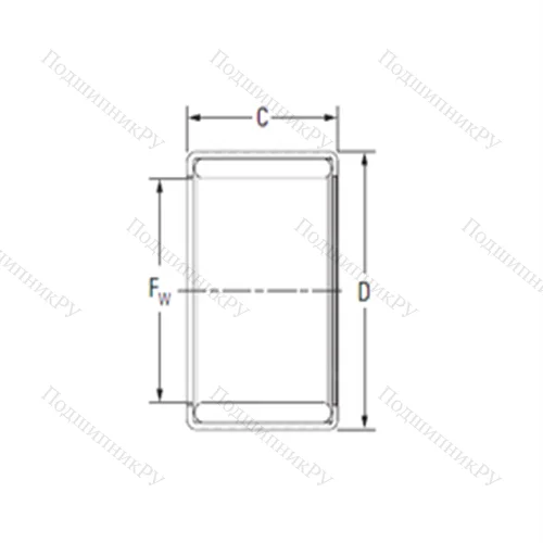 Подшипник игольчатый радиальный Y 57