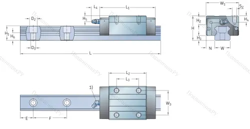 Каретка LLTHC 25 R-T 1 P 3 (M/P 010713) в Краснодаре