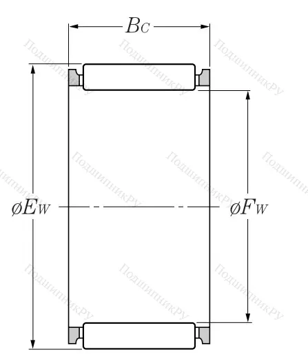 Подшипник K 12x15x13 V 1 JP (NTN) в Краснодаре