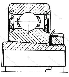 Модификация подшипника 380707К размер 35x85x23/35 от производителя  ГПЗ-20
