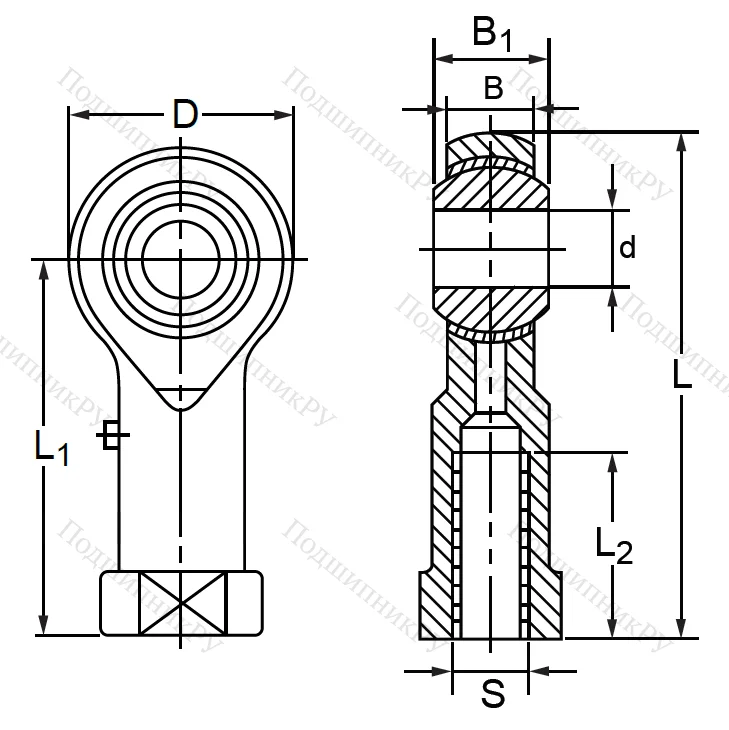 Шарнирная головка  PHS 10 L в Краснодаре