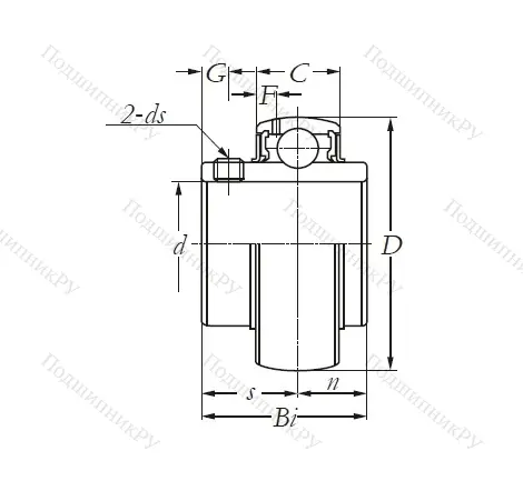 Корпусный подшипник  UCX 05 в Краснодаре