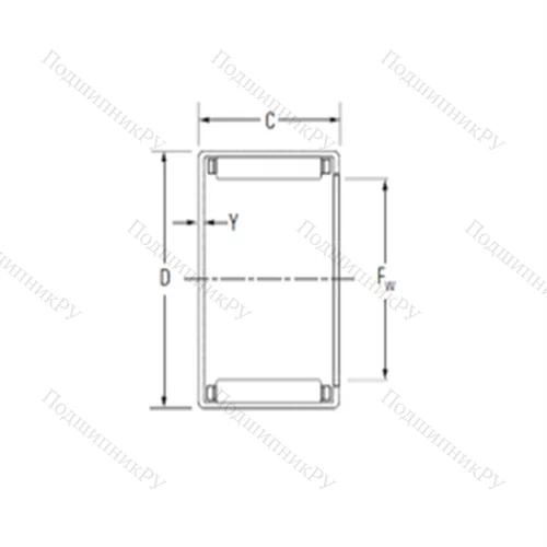 Подшипник игольчатый радиальный MJH-16161 от производителя  KOYO Подшипник игольчатый радиальный MJH-16161 от производителя  KOYO