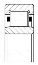Подшипник NU 302EC размер 15x42x13 от производителя  SKF