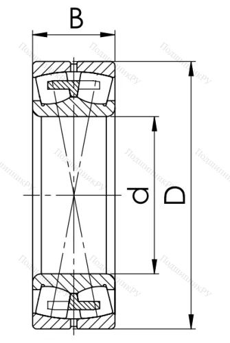 Сферический роликовый подшипник 3611  (22311 MBW 33) в Краснодаре