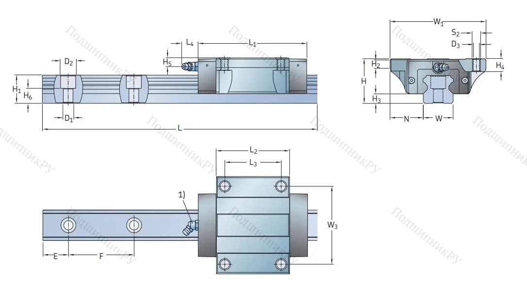 Каретка LLTHC 15 A T 1 P 5 в Краснодаре