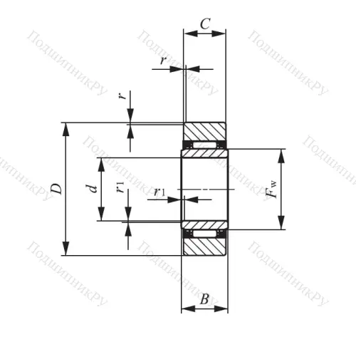 Опорный ролик  NAST 10 в Краснодаре