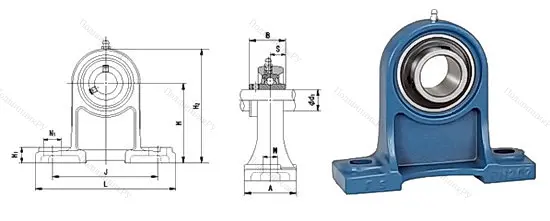 Подшипниковый узел UCPH 216