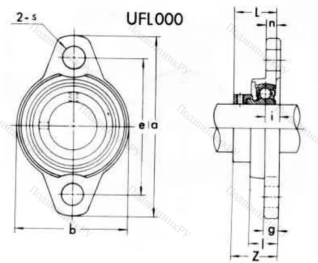 Подшипниковый узел UFL 006 (ASAHI) в Краснодаре