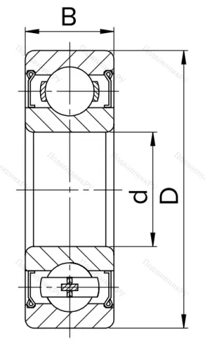Миниатюрный шариковый подшипник 80023 T (623 ZZT) I0XJO8UCWV в Краснодаре