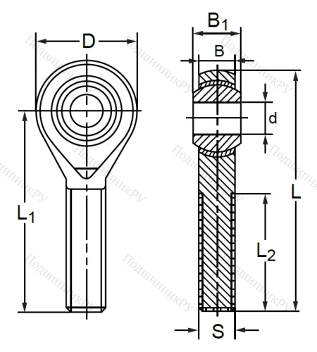 Шарнирная головка POS 22 L/LA в Краснодаре