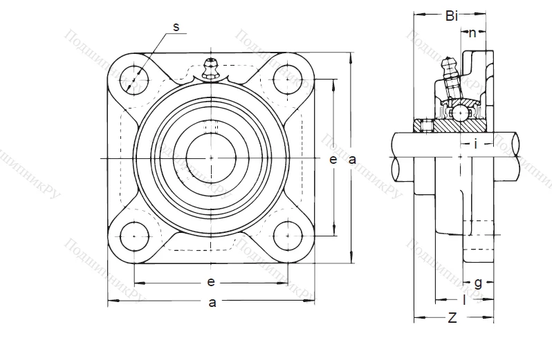 Подшипниковый узел UCF 213