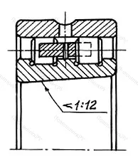Модификация подшипника 5-31821/500 размер 500x720x167 от производителя  ГПЗ-9 Модификация подшипника 5-31821/500 размер 500x720x167 от производителя  ГПЗ-9