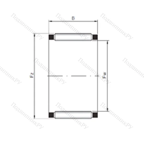 Подшипник игольчатый радиальный K 50x55x13,5 от производителя  CX Подшипник игольчатый радиальный K 50x55x13,5 от производителя  CX