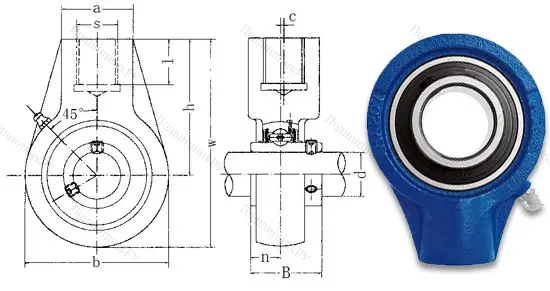 Подшипниковый узел UCHA 203