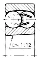 Подшипник  111607 (2307K) размер 35x80x31