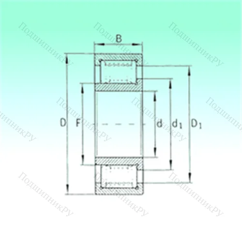 Подшипник роликовый радиальный ZSL 192314 от производителя  NBS