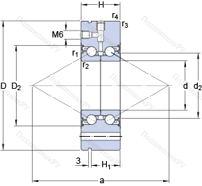 Подшипник BEAM 015060 C-2RSH