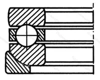 Подшипник  53222+U 222 (18222) размер 110x160/165x45 от производителя  SKF