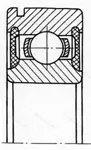 Подшипник  6209-2ZN (450209) размер 45x85x19 от производителя  SKF Подшипник  6209-2ZN (450209) размер 45x85x19 от производителя  SKF