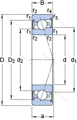 Подшипник S 7018 CE/HCP 4BVG 275
