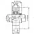 Подшипниковый узел UCT 211 - Вал: 55 мм Подшипниковый узел UCT 211 - Вал: 55 мм