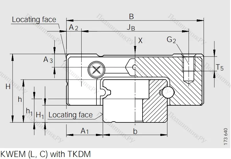 Направляющий рельс TKDM 15 G 2/B-220-10/10 в Краснодаре