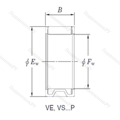 Подшипник игольчатый радиальный 24VS 3117BP-2