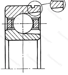 Подшипник  412N (170412) размер 60x150x35 от производителя  SKF