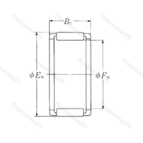 Подшипник игольчатый радиальный FWF-182314-E