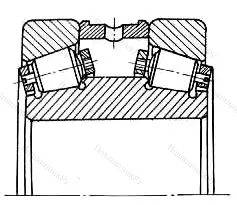 Модификация подшипника 6-847834ХЛМ размер 170x320x154